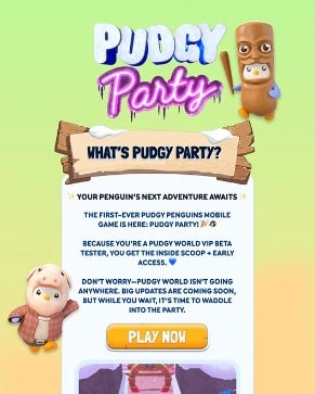 Pudgy Party email thumbnail
