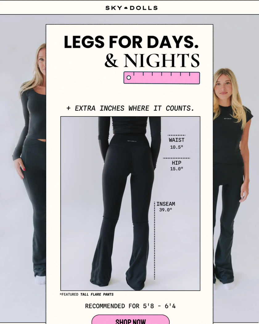 Legs for Days — Sky Dolls email thumbnail