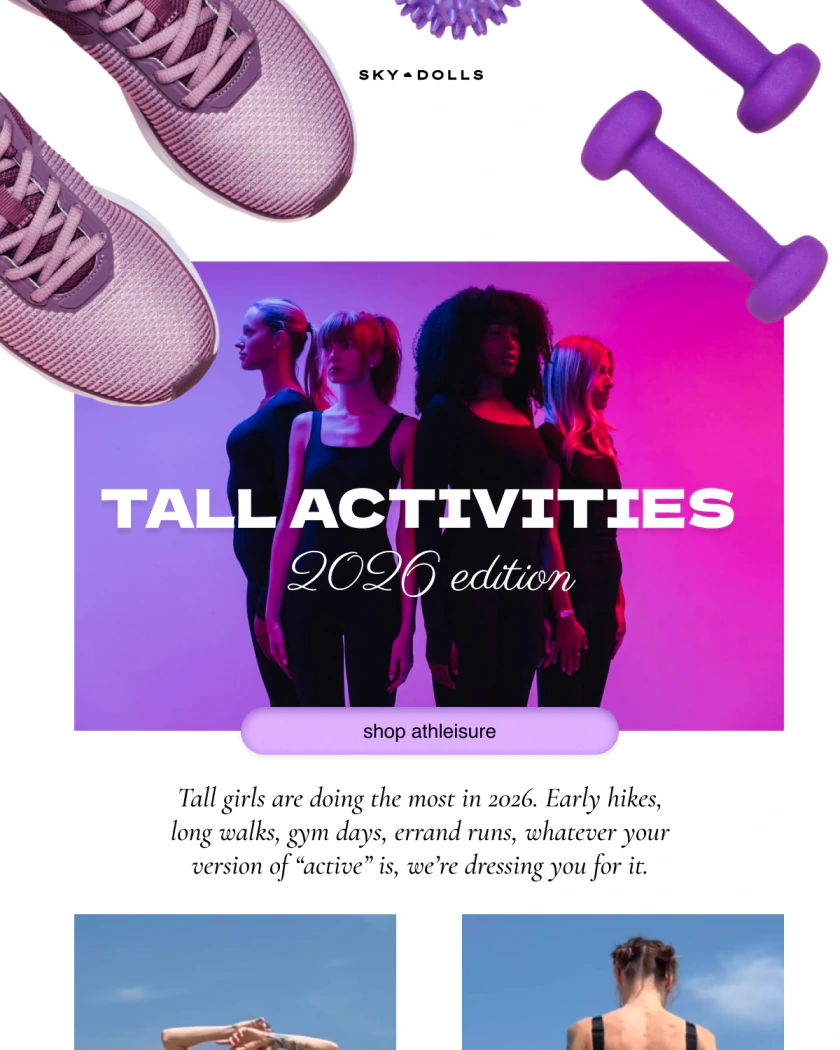 Tall Activities — Sky Dolls email thumbnail