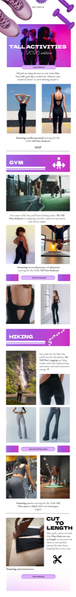 Tall Activities — Sky Dolls email thumbnail